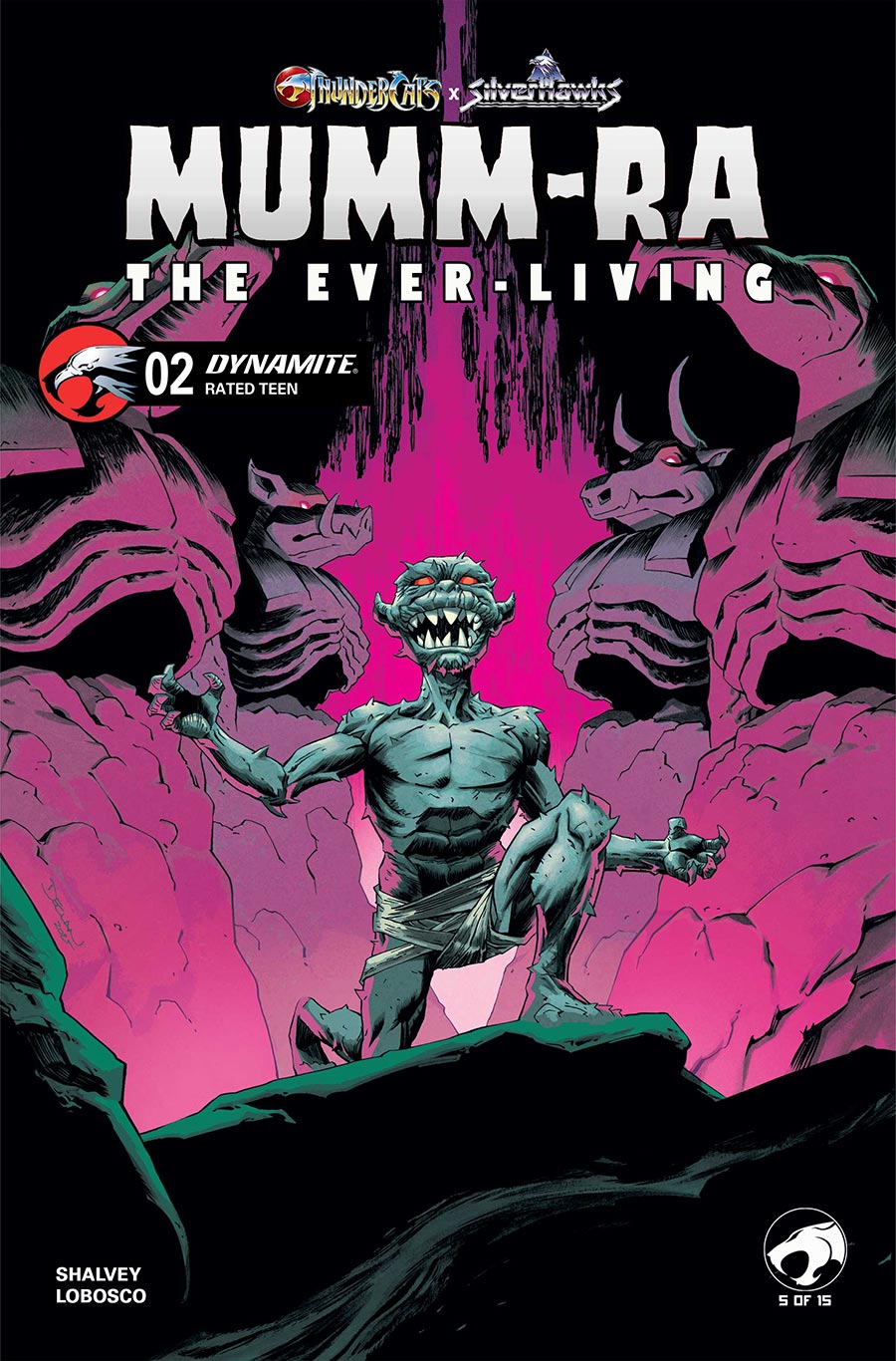 ThunderCats X SilverHawks Mumm-Ra The Ever-Living #2 Cover B Variant Declan Shalvey Cover (ThunderCats X SilverHawks Part 5)