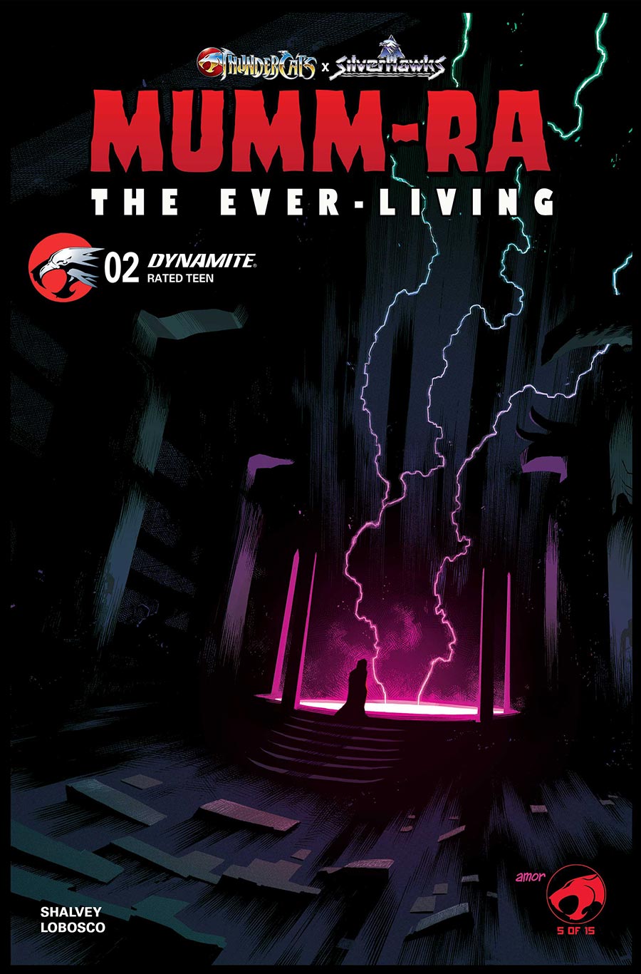 ThunderCats X SilverHawks Mumm-Ra The Ever-Living #2 Cover C Variant John Amor Cover (ThunderCats X SilverHawks Part 5)