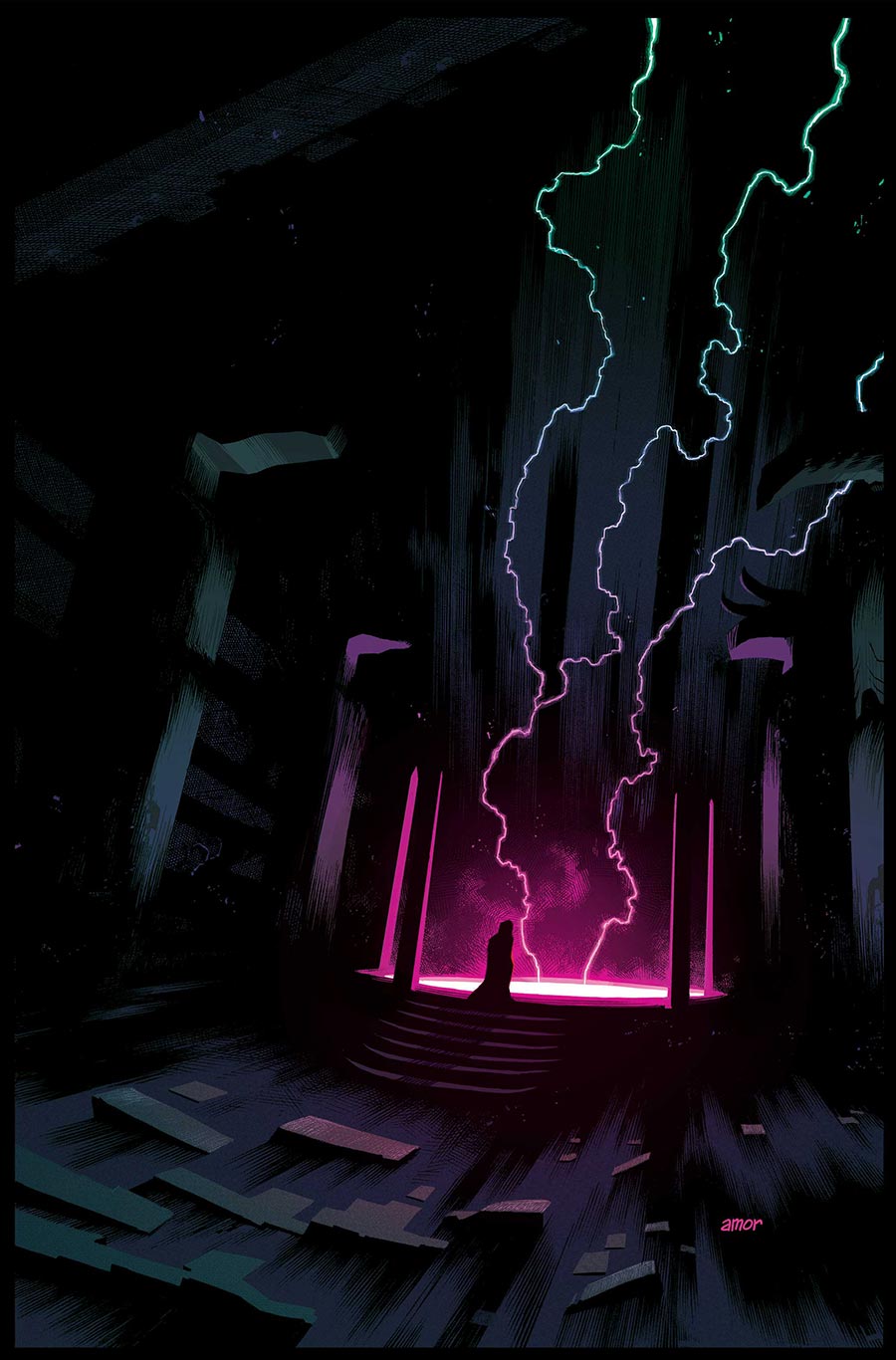 ThunderCats X SilverHawks Mumm-Ra The Ever-Living #2 Cover G Incentive John Amor Virgin Cover (ThunderCats X SilverHawks Part 5)