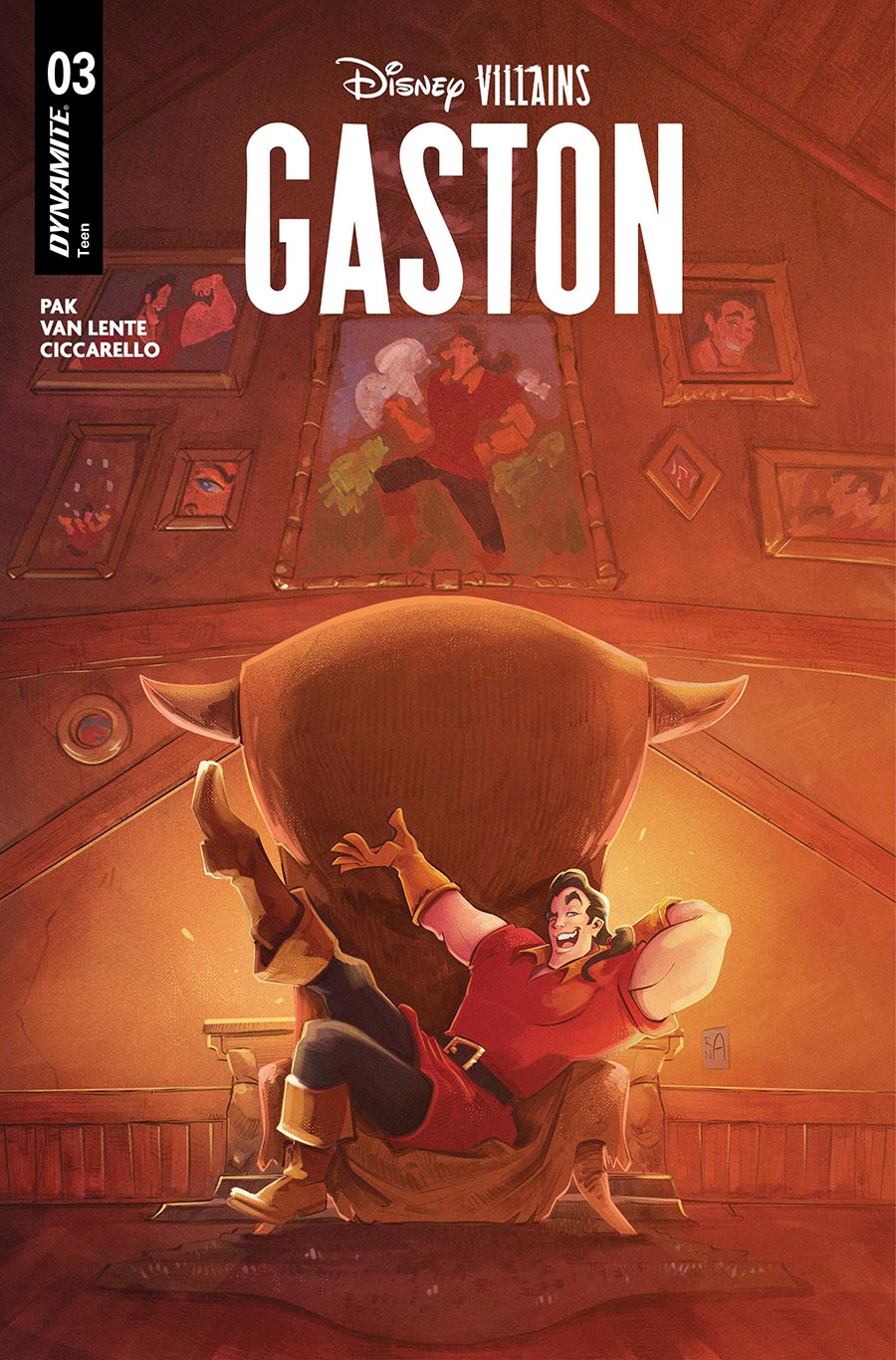 Disney Villains Gaston #3 Cover A Regular Alessandro Ranaldi Cover