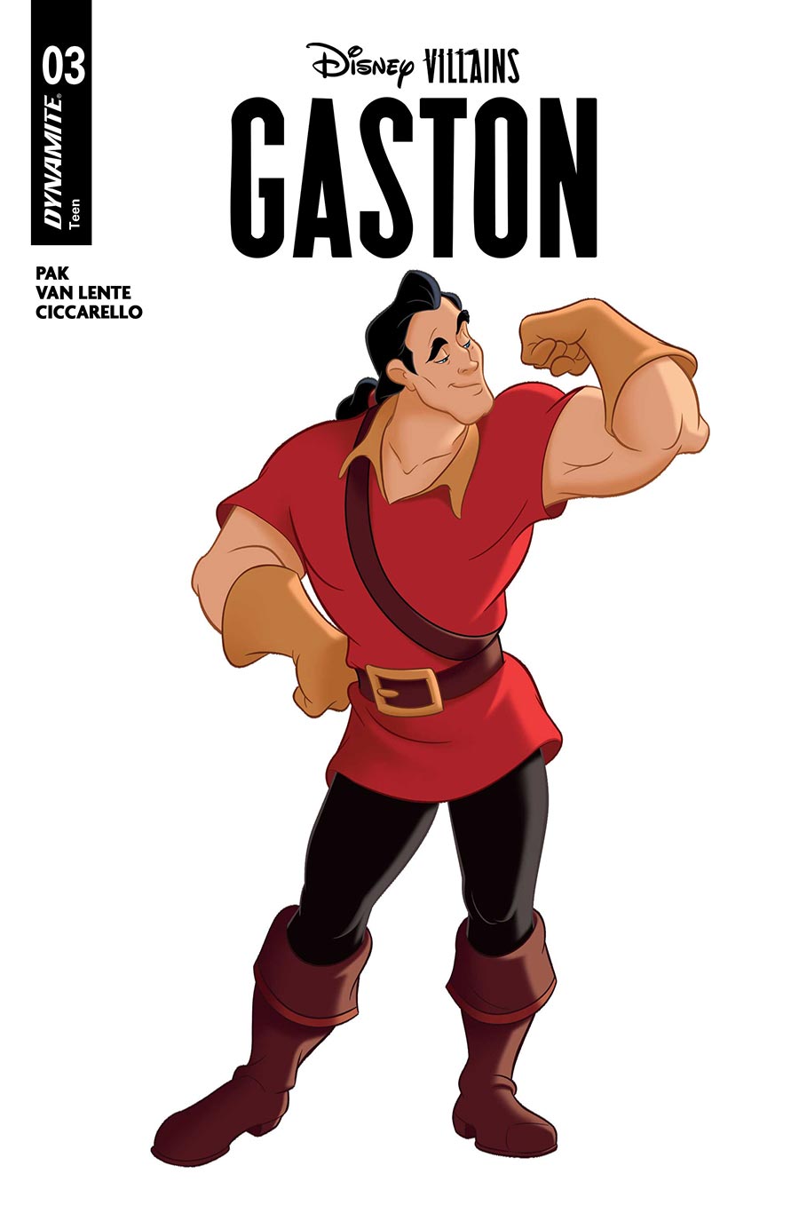 Disney Villains Gaston #3 Cover B Variant Animation Art Cover