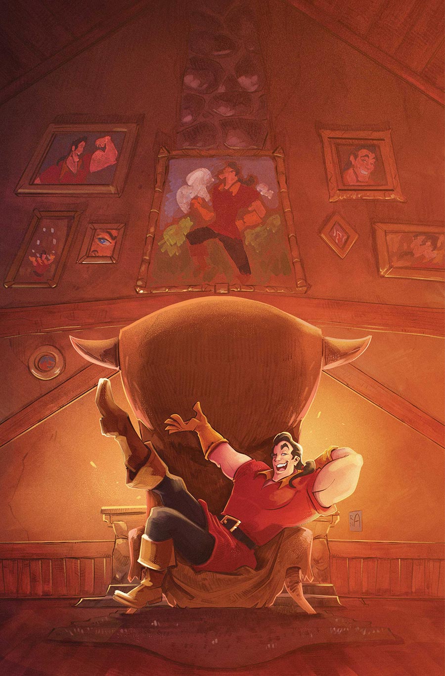 Disney Villains Gaston #3 Cover H Incentive Alessandro Ranaldi Virgin Cover