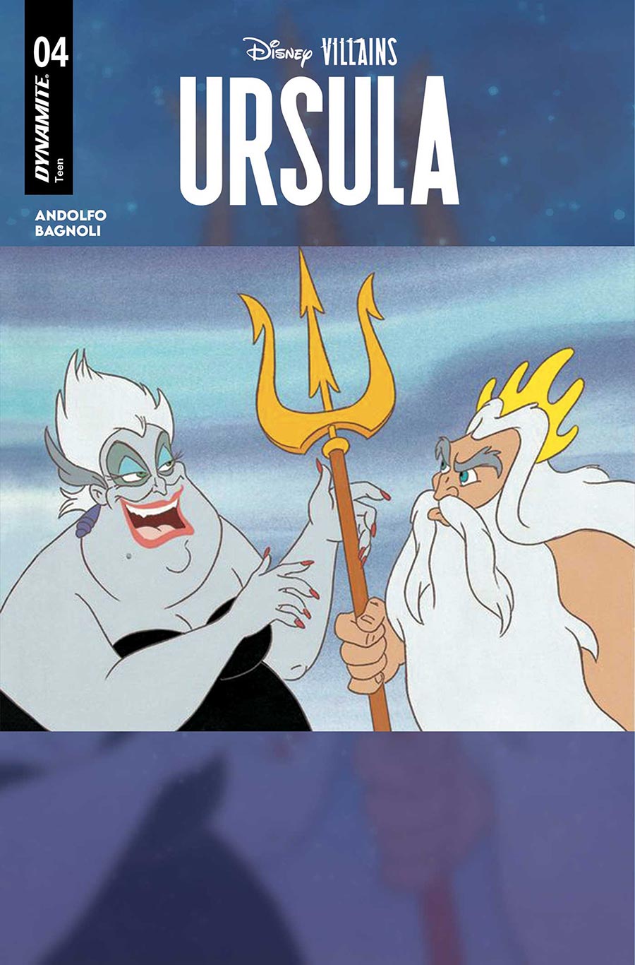 Disney Villains Ursula #4 Cover E Variant Storybook Art Cartoon Head Cover
