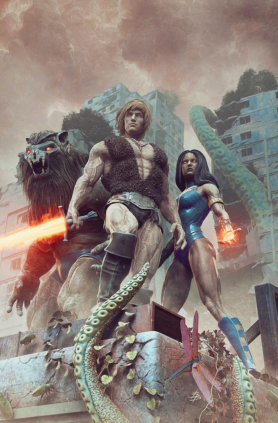 Thundarr The Barbarian #5 Cover H Incentive Bjorn Barends Virgin Cover