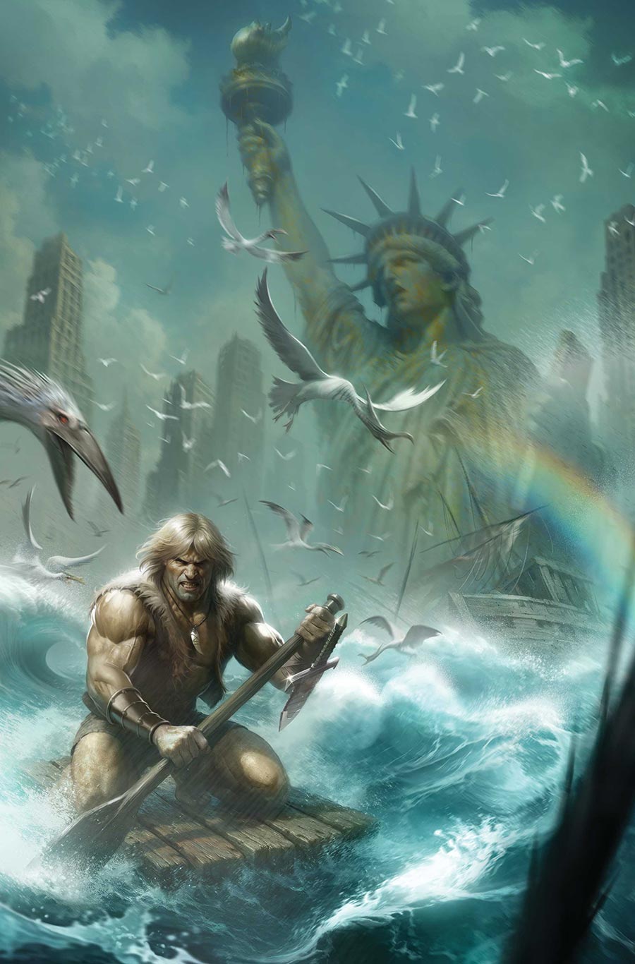 Thundarr The Barbarian #5 Cover I Incentive Francesco Mattina Virgin Cover