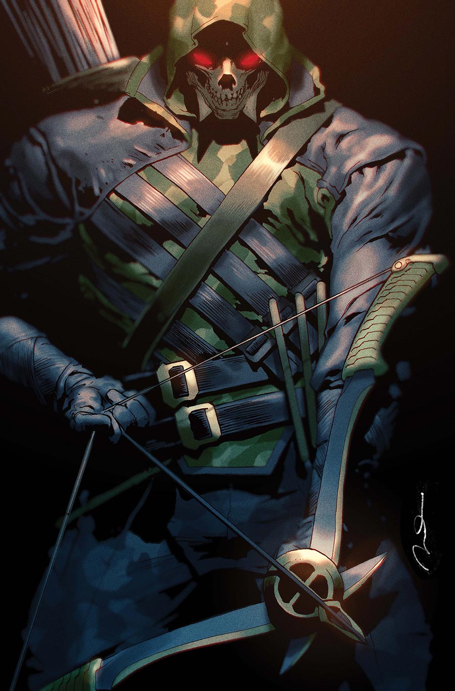 Absolute Green Arrow #1 Cover B Variant Gerald Parel Card Stock Cover (DC All In)