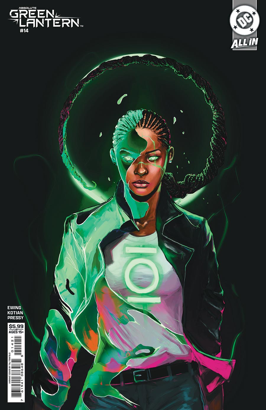 Absolute Green Lantern #14 Cover B Variant Taj Tenfold Card Stock Cover (DC All In)