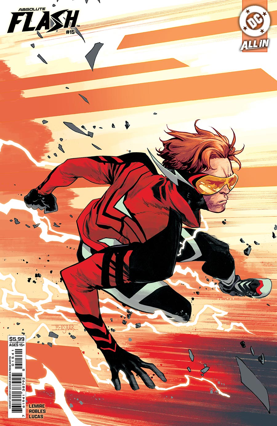 Absolute Flash #15 Cover D Variant Mahmud Asrar Card Stock Cover (DC All In)