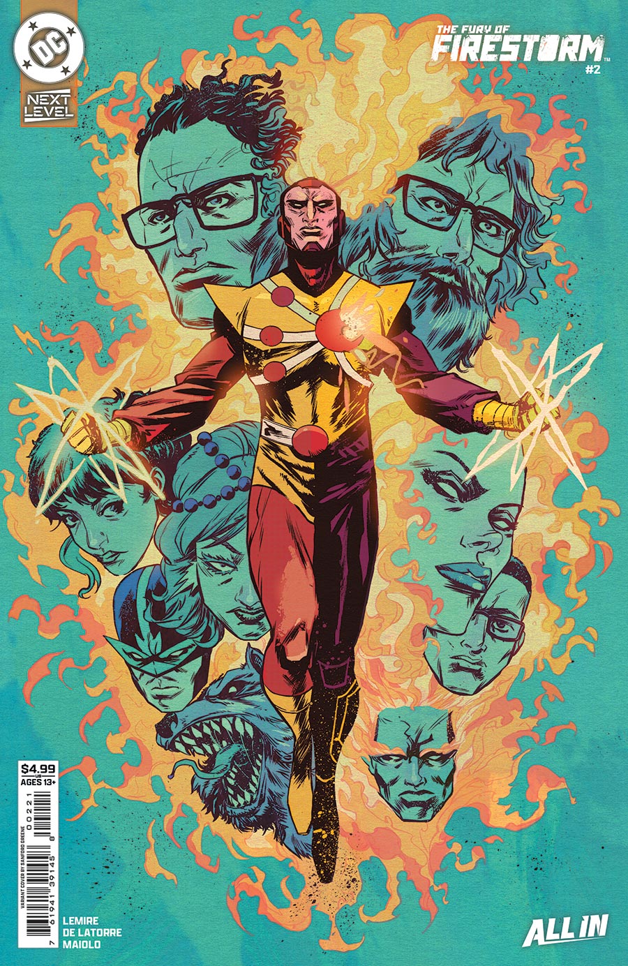 Fury Of Firestorm Vol 2 #2 Cover B Variant Sanford Greene Card Stock Cover (DC Next Level)