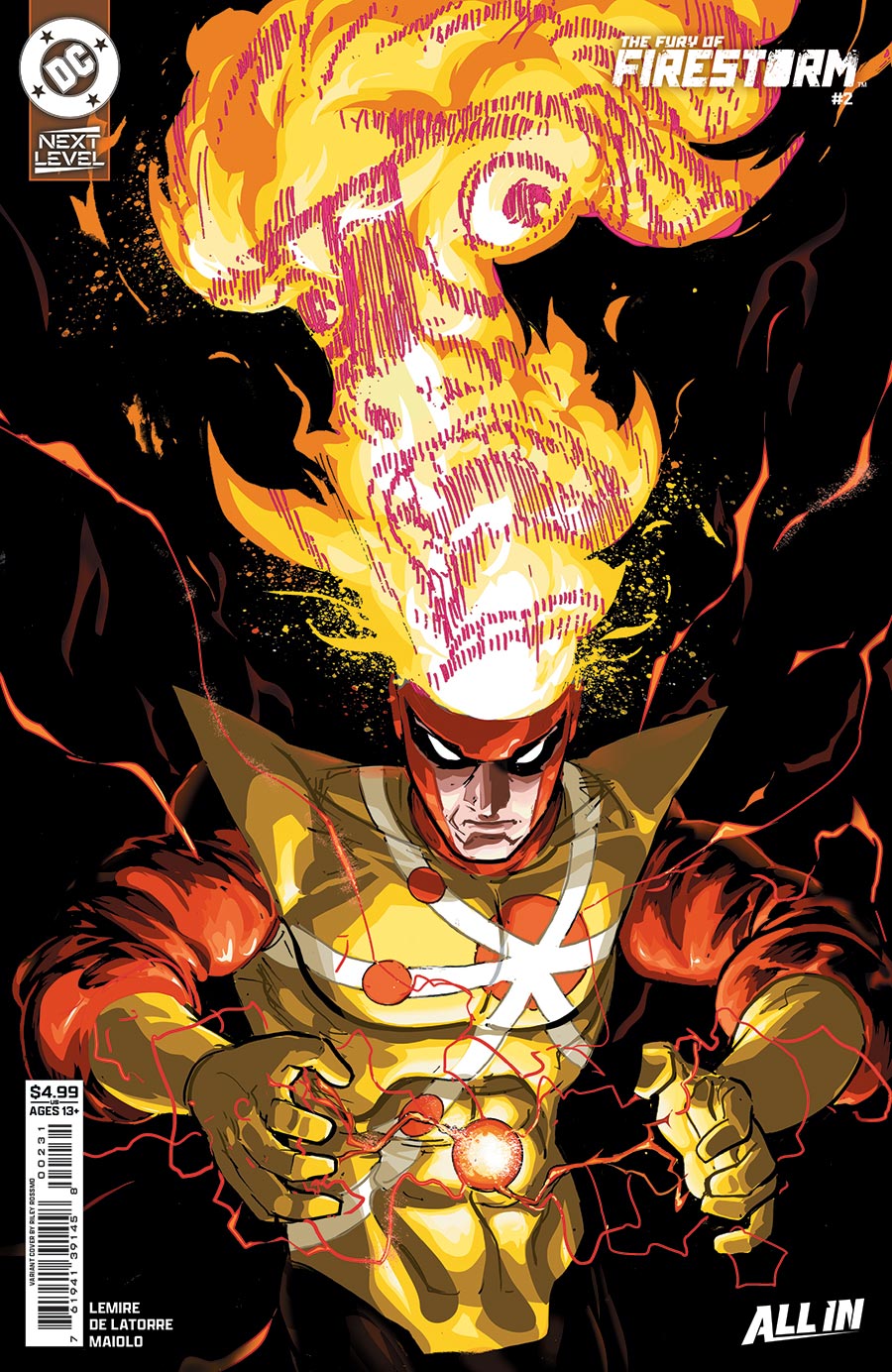 Fury Of Firestorm Vol 2 #2 Cover C Variant Riley Rossmo Card Stock Cover (DC Next Level)
