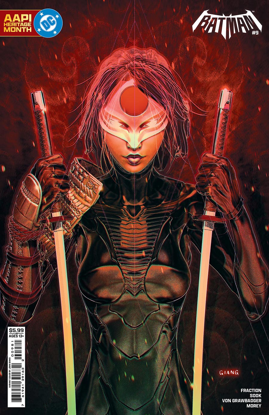 Batman Vol 4 #9 Cover G Variant John Giang AAPI Heritage Month Card Stock Cover (DC All In)