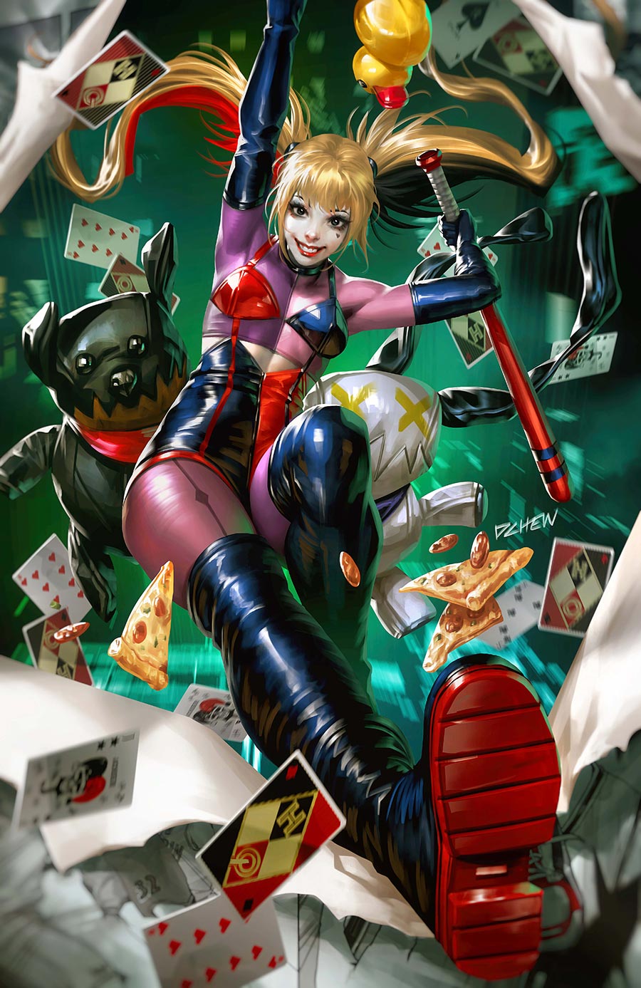 Harley Quinn Vol 4 #62 Cover D Variant Derrick Chew Card Stock Cover (DC All In)