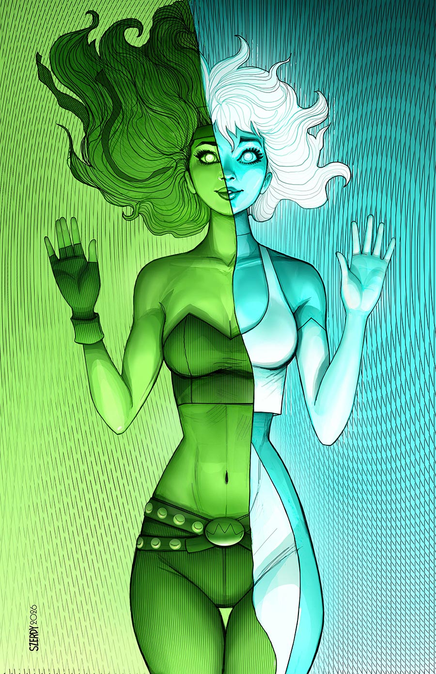 Justice League Unlimited #19 Cover C Variant Nathan Szerdy Card Stock Cover (DC All In)