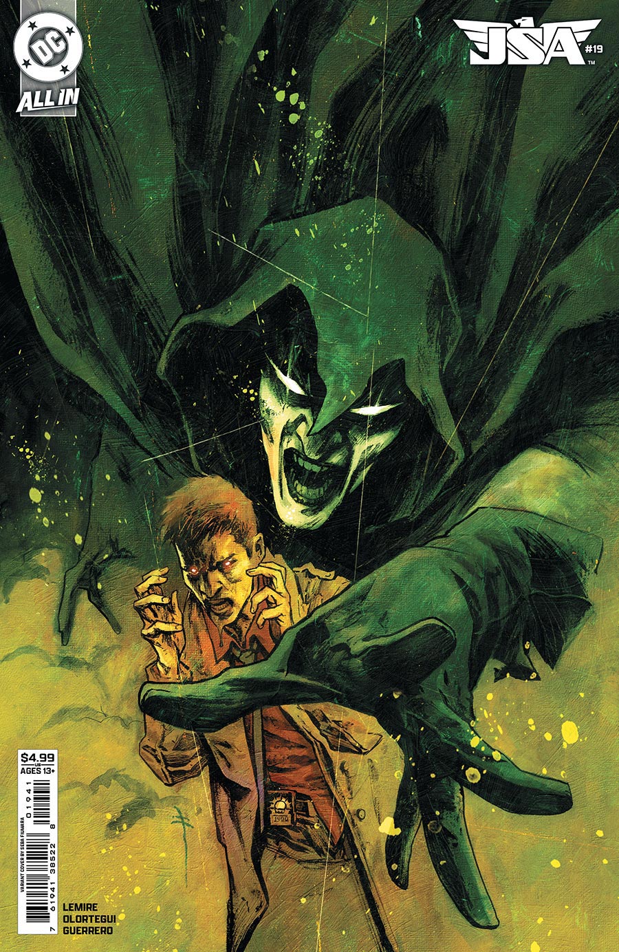 JSA Vol 2 #19 Cover C Variant Seba Fiumara Card Stock Cover (DC All In)