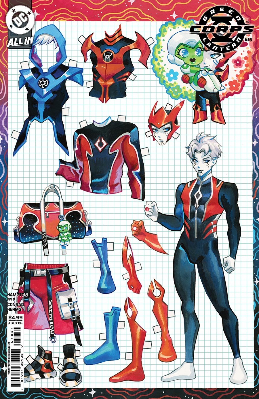 Green Lantern Corps Vol 4 #16 Cover C Variant Rian Gonzales Card Stock Cover (DC All In)