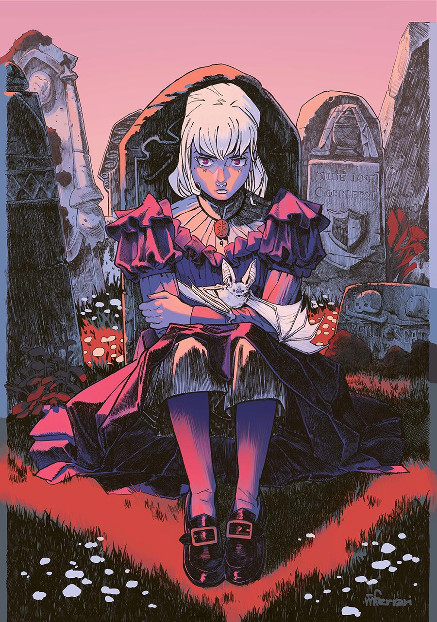 Gotham Academy First Year #4 Cover B Variant Marco Ferrari Card Stock Cover