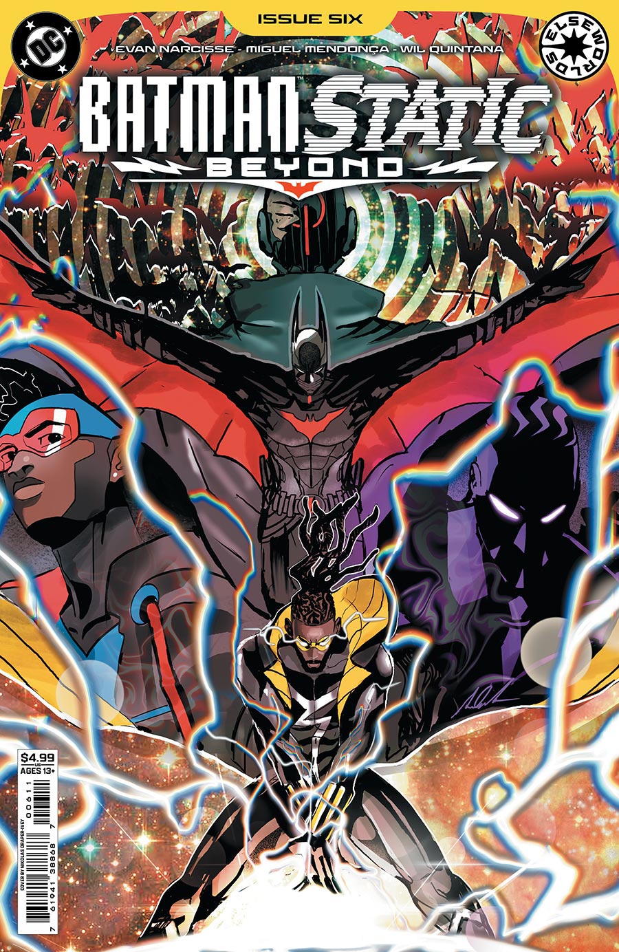 Batman Static Beyond #6 Cover A Regular Nikolas Draper-Ivey Cover