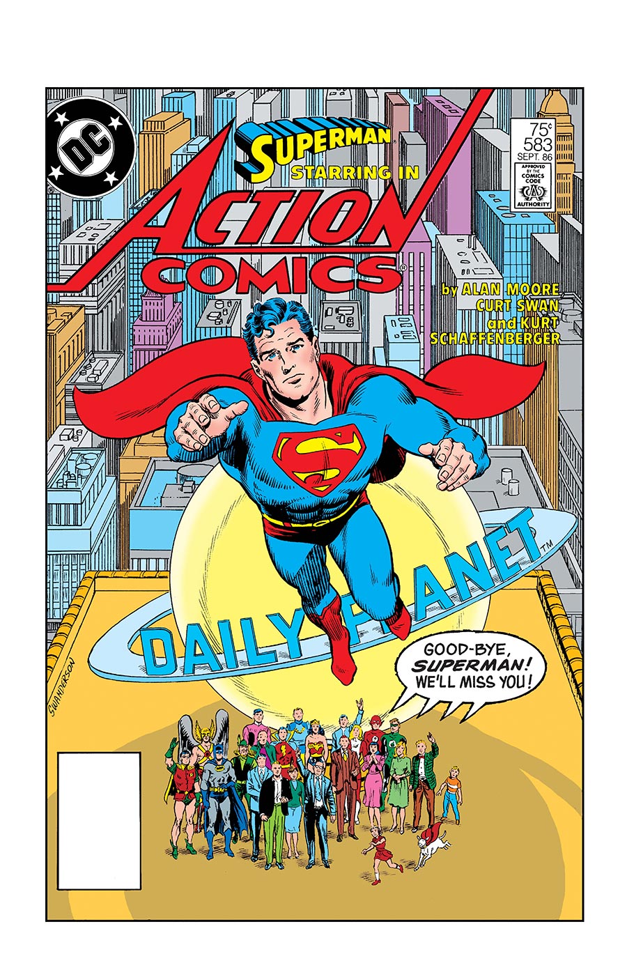 Action Comics #583 Facsimile Edition Cover A Regular Curt Swan Cover (Whatever Happened To The Man Of Tomorrow Part 2 Of 2)