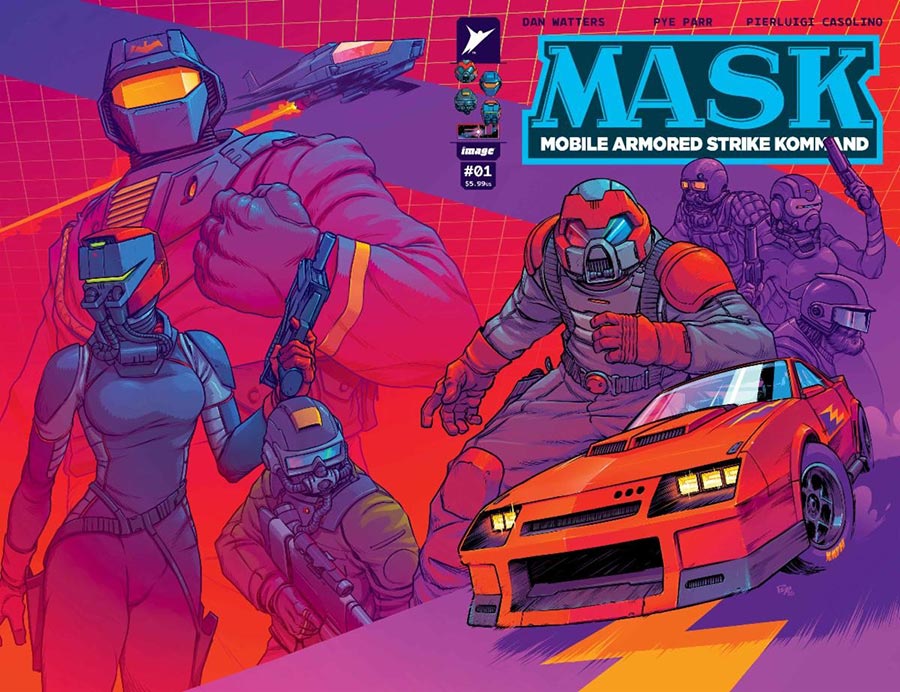 M.A.S.K. Vol 3 #1 Cover A Regular Pye Parr Wraparound Cover