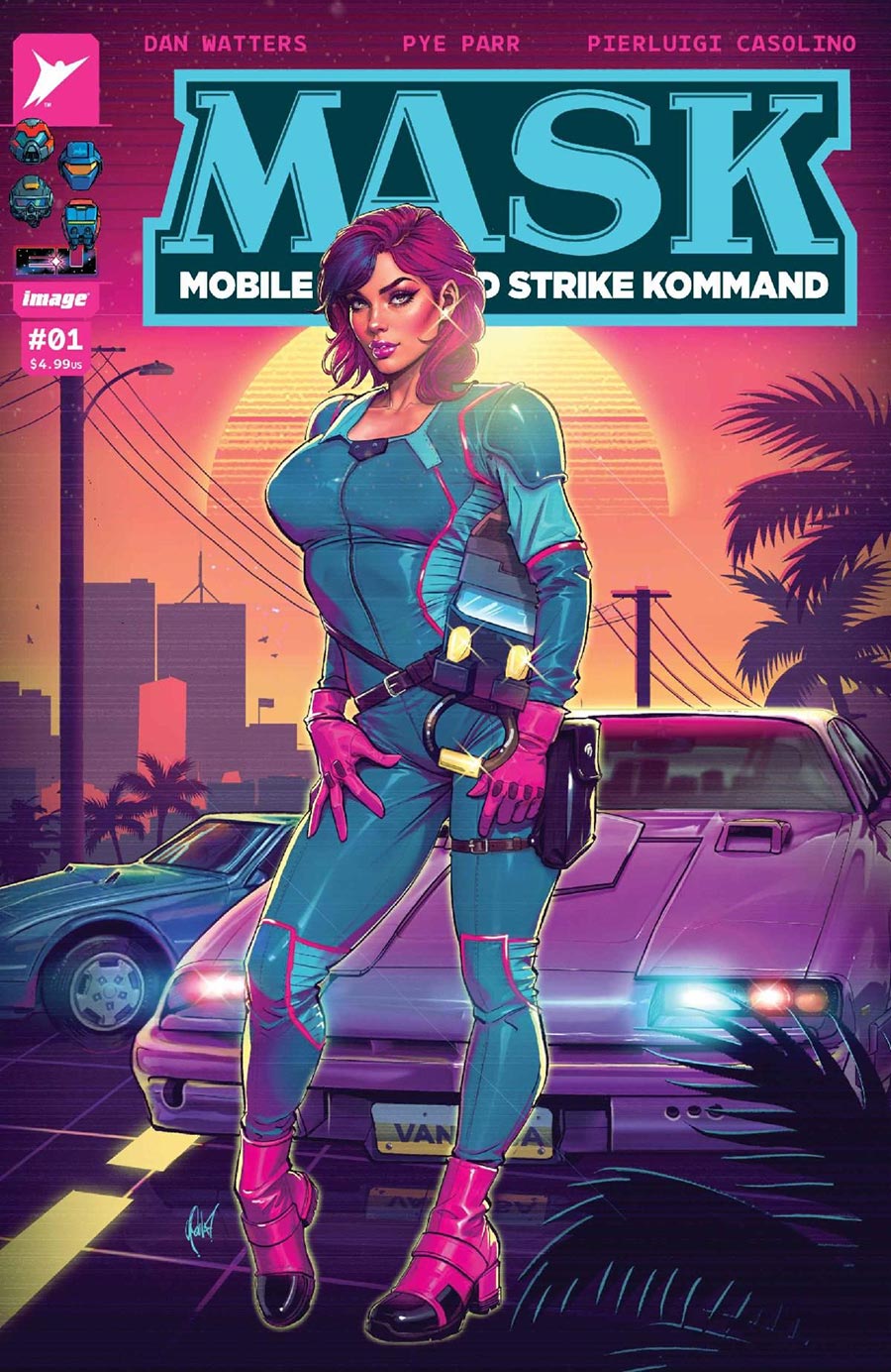 M.A.S.K. Vol 3 #1 Cover C Variant Cedric Poulat Cover