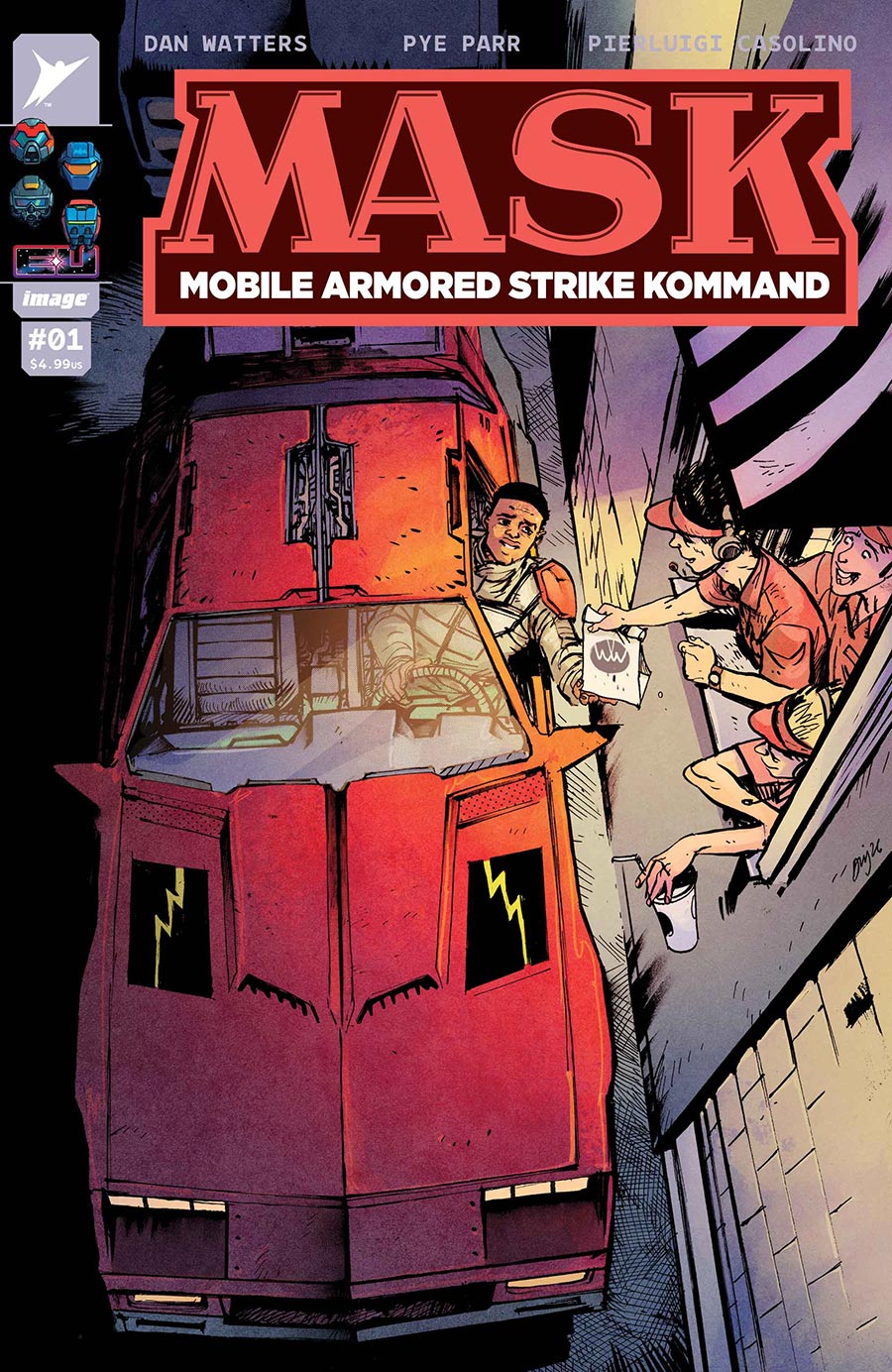 M.A.S.K. Vol 3 #1 Cover K Incentive Daniel Warren Johnson & Mike Spicer Variant Cover
