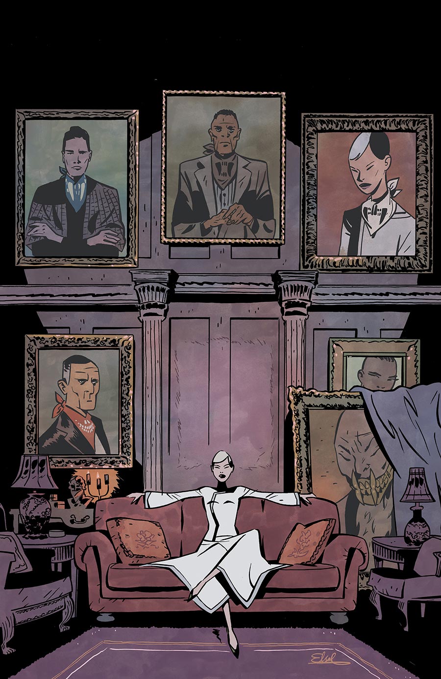 Fall Of The House Of Slaughter #1 Cover C Variant Elsa Charretier Virgin Cover