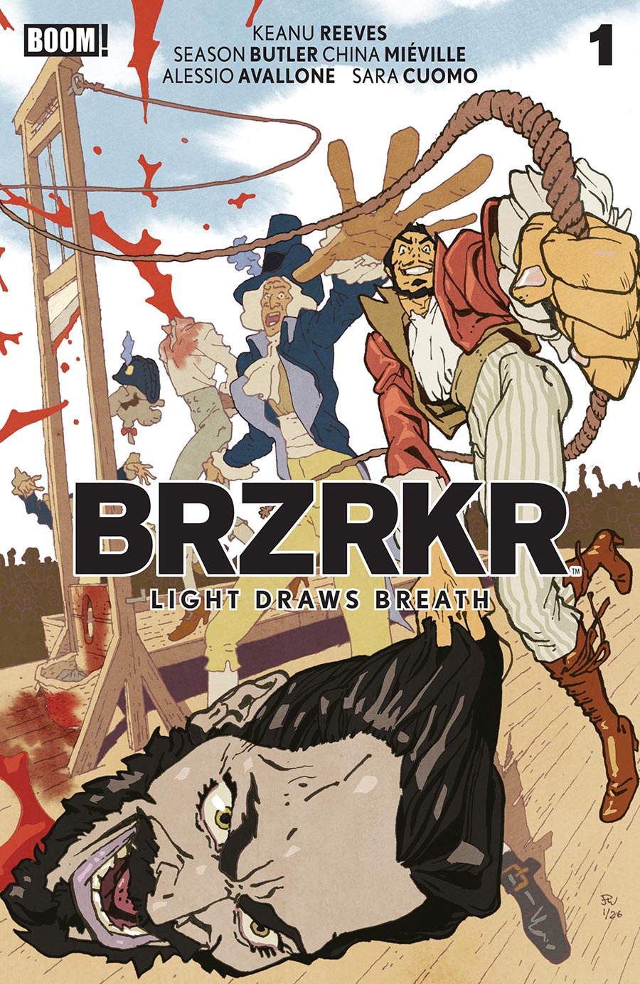 BRZRKR Light Draws Breath #1 (One Shot) Cover D Variant Ronald Wimberly Virgin Foil Cover
