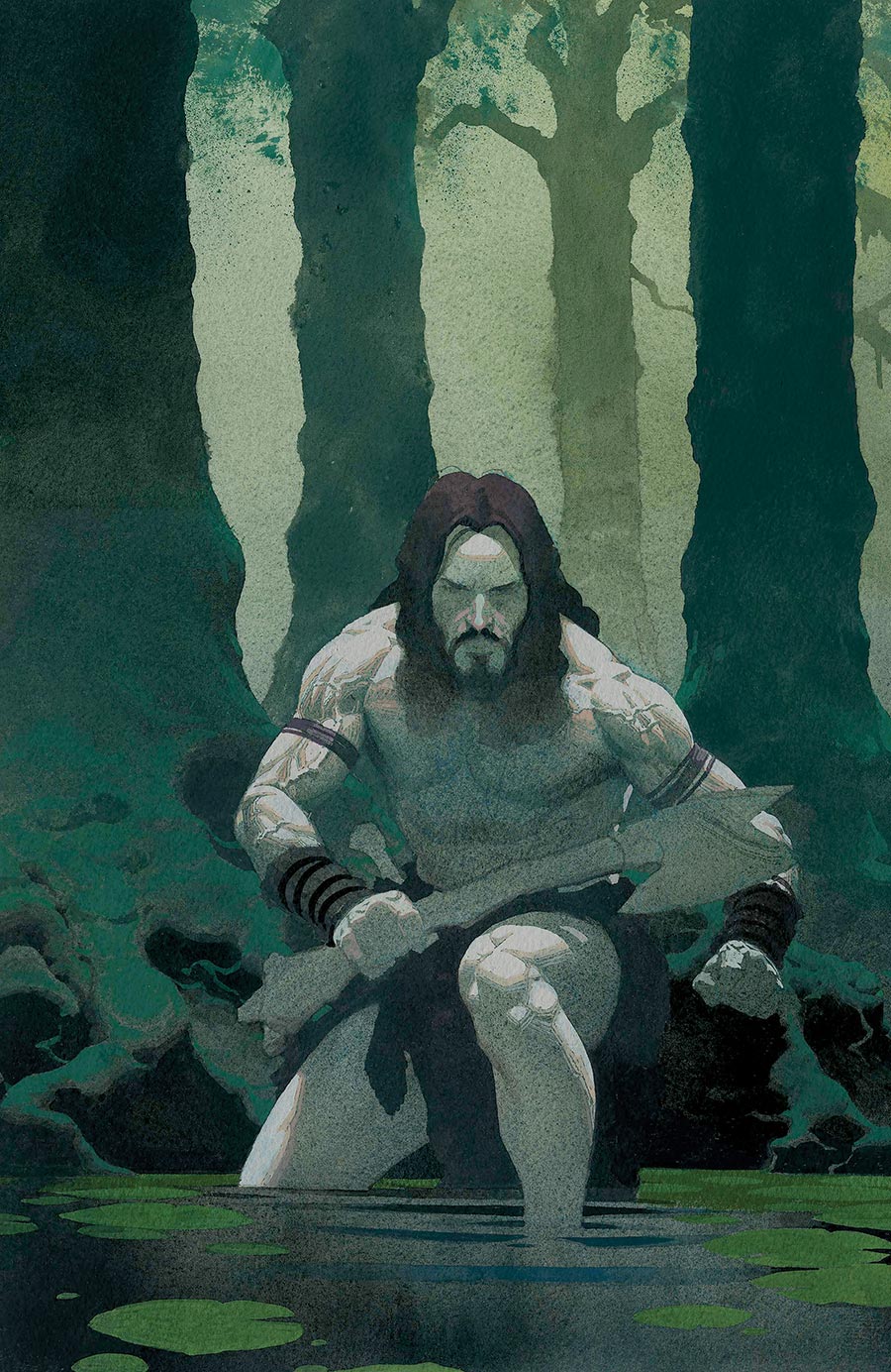 BRZRKR Light Draws Breath #1 (One Shot) Cover J Variant Esad Ribic Unlimited Virgin Cover