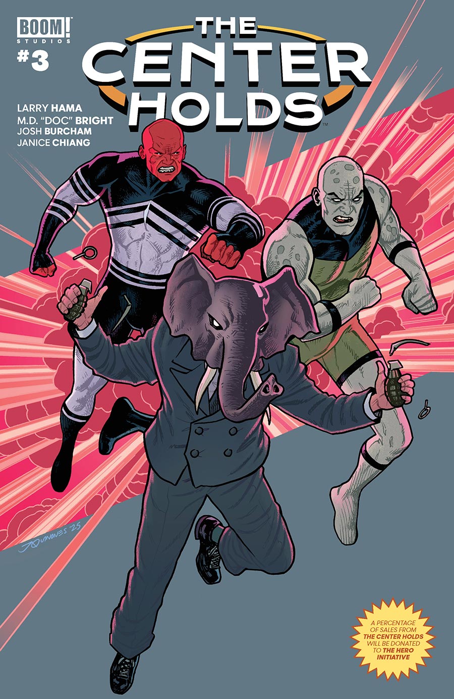 Center Holds #3 Cover A Regular Joe Quinones & Larry Hama Cover