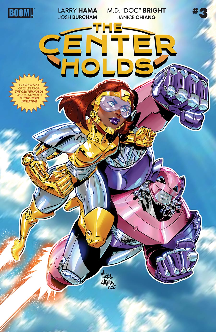 Center Holds #3 Cover B Variant Marcus Williams Cover