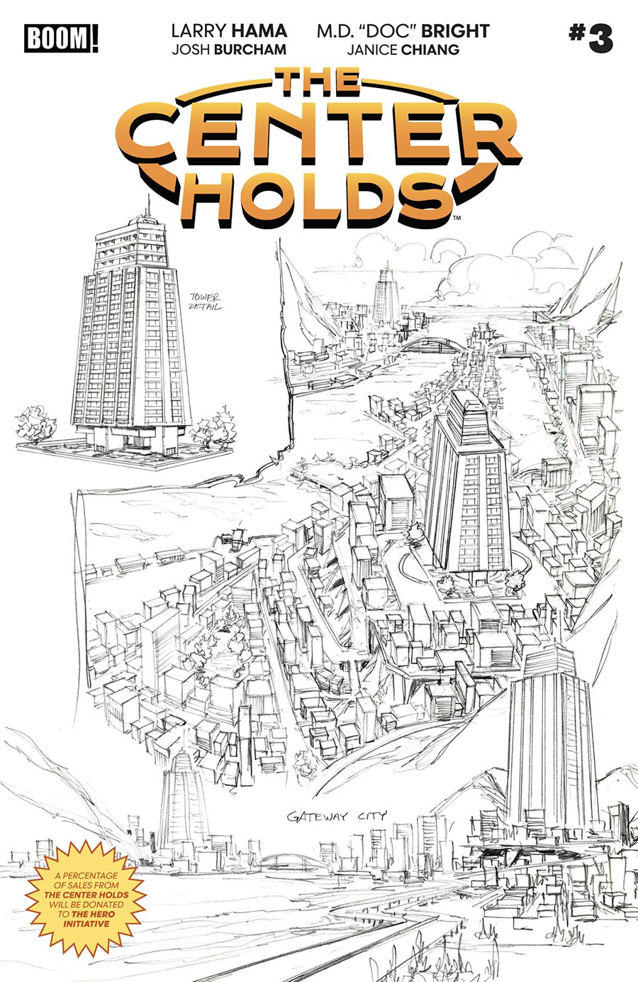 Center Holds #3 Cover D Variant MD Bright Reveal Cover