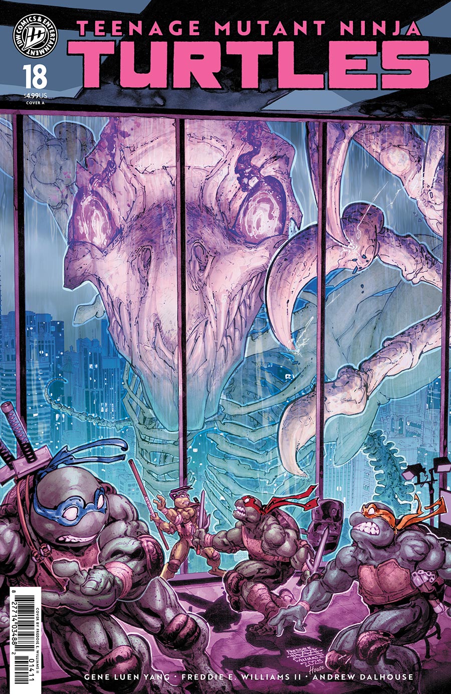 Teenage Mutant Ninja Turtles Vol 6 #18 Cover A Regular Freddie E Williams II Cover
