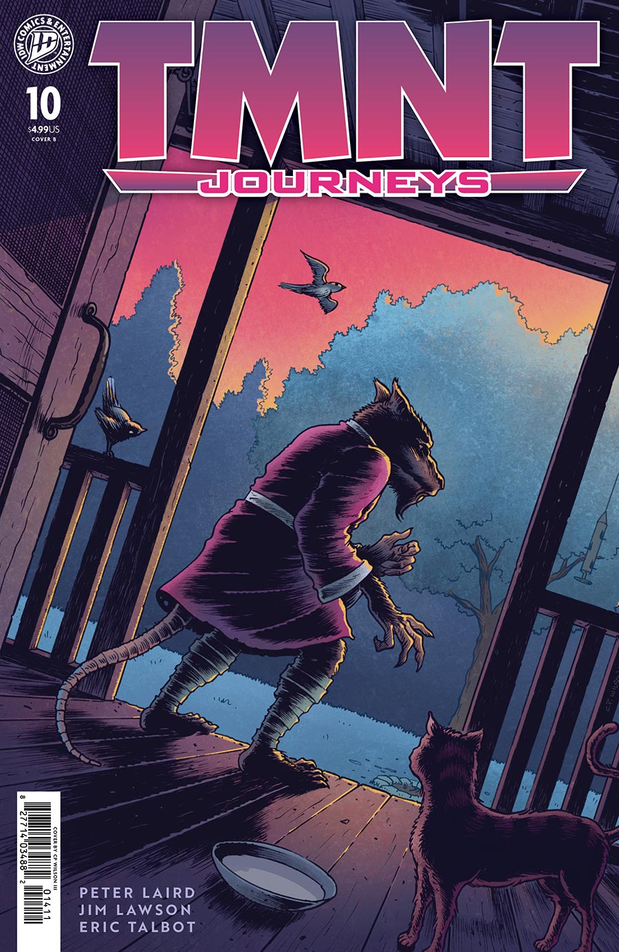 Teenage Mutant Ninja Turtles Journeys #10 Cover B Variant CP Wilson III Cover