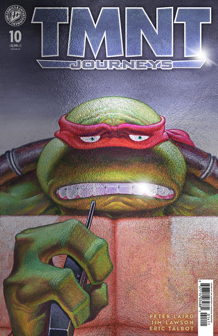 Teenage Mutant Ninja Turtles Journeys #10 Cover C Incentive Jim Lawson & Michael Dooney Foil Cover