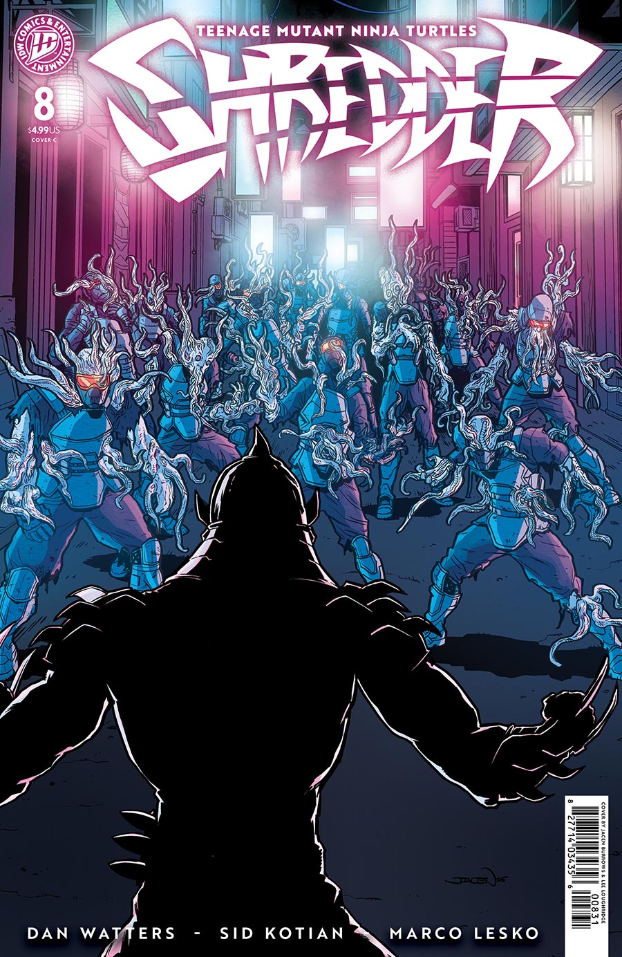 Teenage Mutant Ninja Turtles Shredder #8 Cover C Variant Jacen Burrows Cover