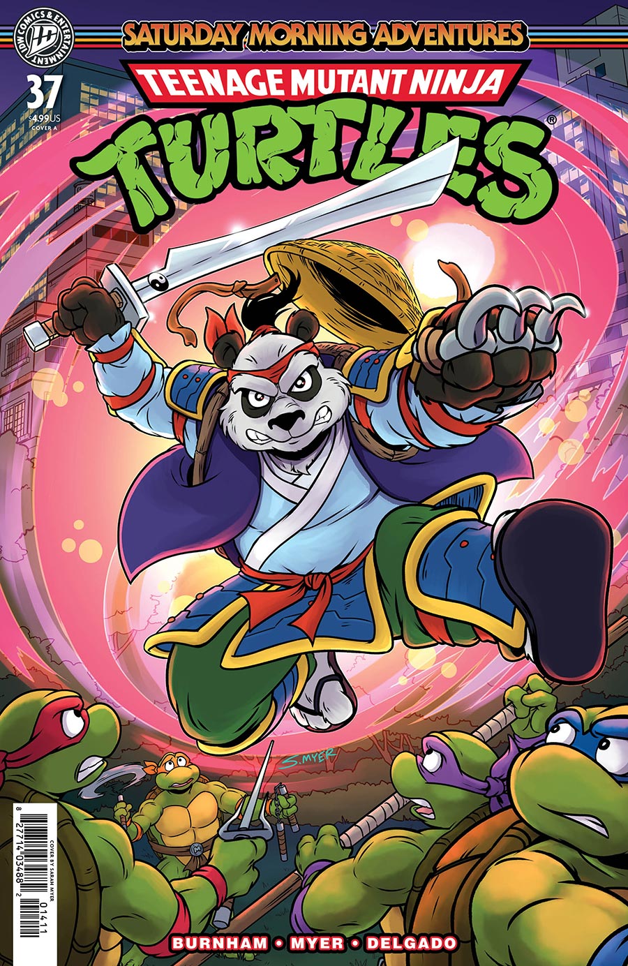 Teenage Mutant Ninja Turtles Saturday Morning Adventures Continued #37 Cover A Regular Sarah Myer Cover