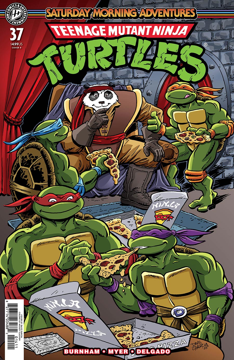 Teenage Mutant Ninja Turtles Saturday Morning Adventures Continued #37 Cover B Variant Dave Garcia Cover