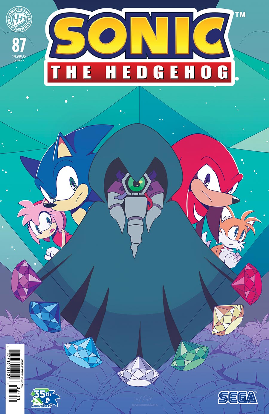 Sonic The Hedgehog Vol 3 #87 Cover A Regular Iasmin Omar Ata Cover