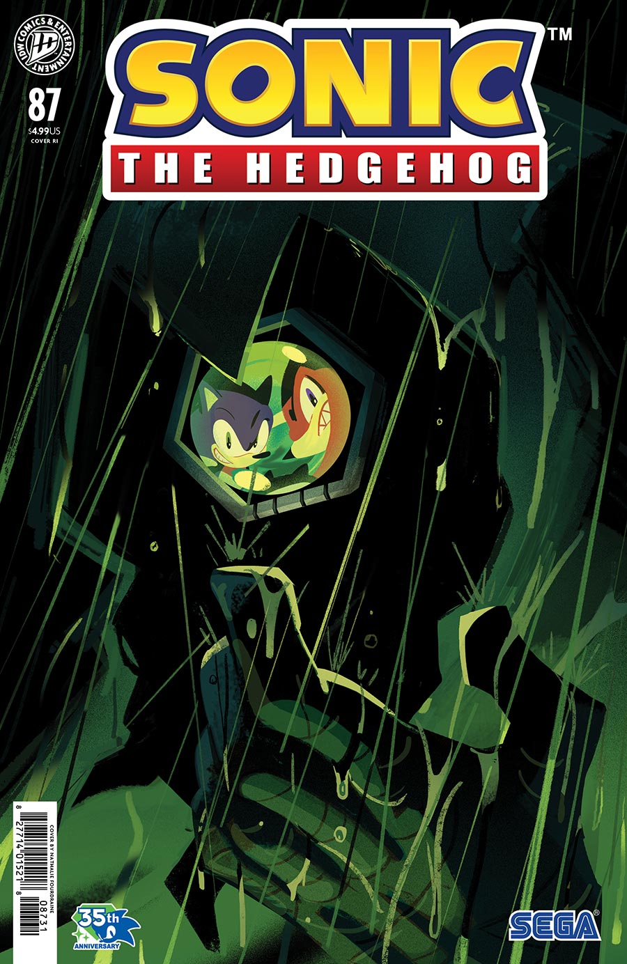 Sonic The Hedgehog Vol 3 #87 Cover C Incentive Nathalie Fourdraine Variant Cover
