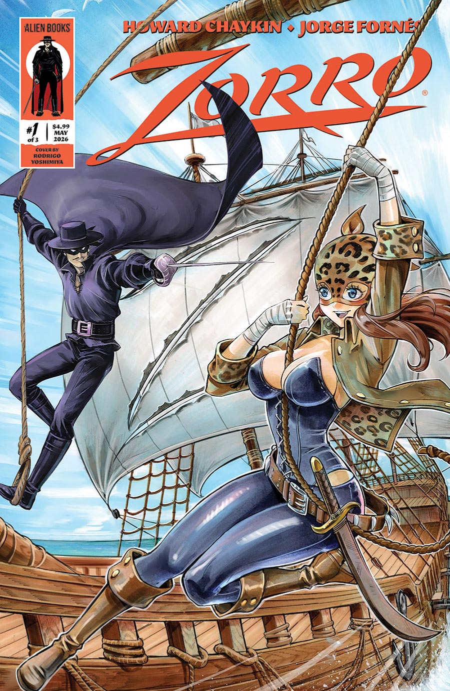 Zorro Vol 7 #1 Cover D Variant Rodrigo Yoshimiya Cover