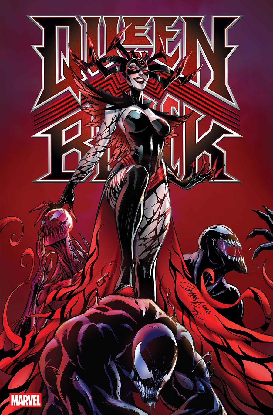 Queen In Black #1 Cover G Variant J Scott Campbell Cover
