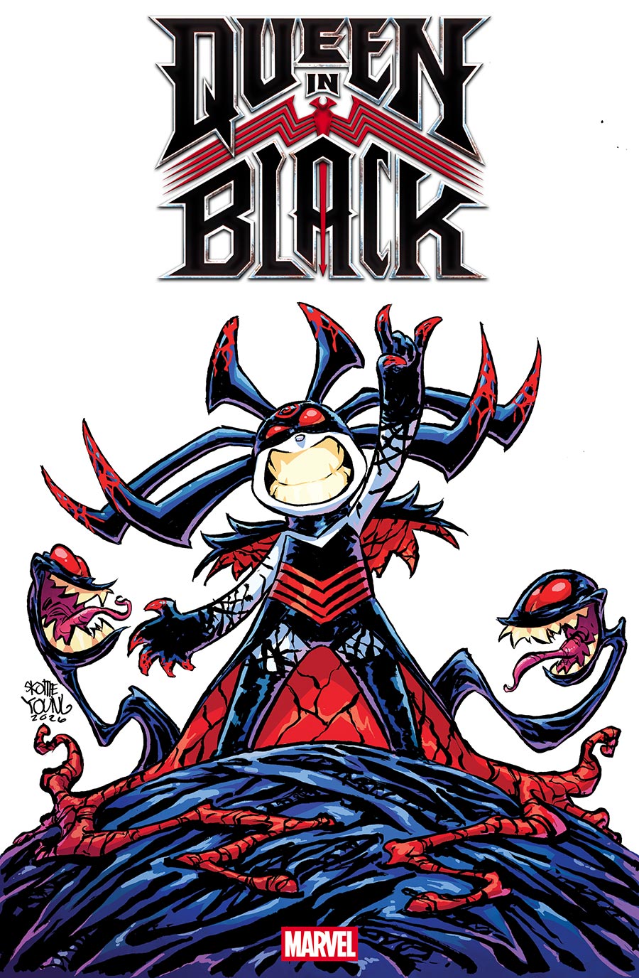 Queen In Black #1 Cover F Variant Skottie Young Cover