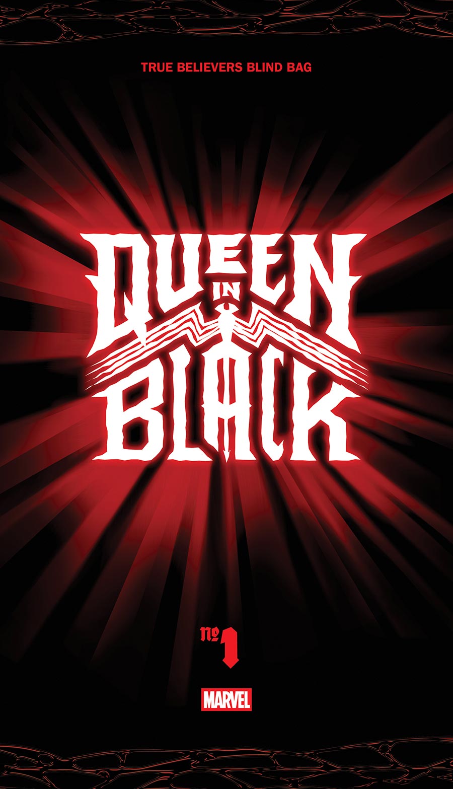 Queen In Black #1 Cover B Variant True Believers Blind Bag Cover With Polybag (Filled Randomly)