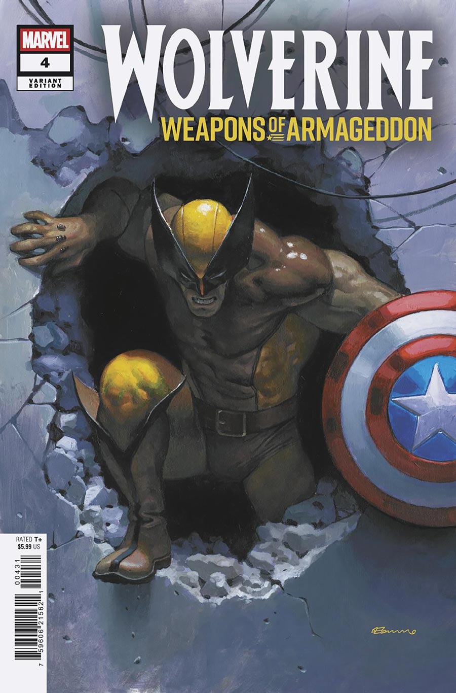 Wolverine Weapons Of Armageddon #4 Cover C Variant Fabrizio De Tommaso Cover (Armageddon Prelude)