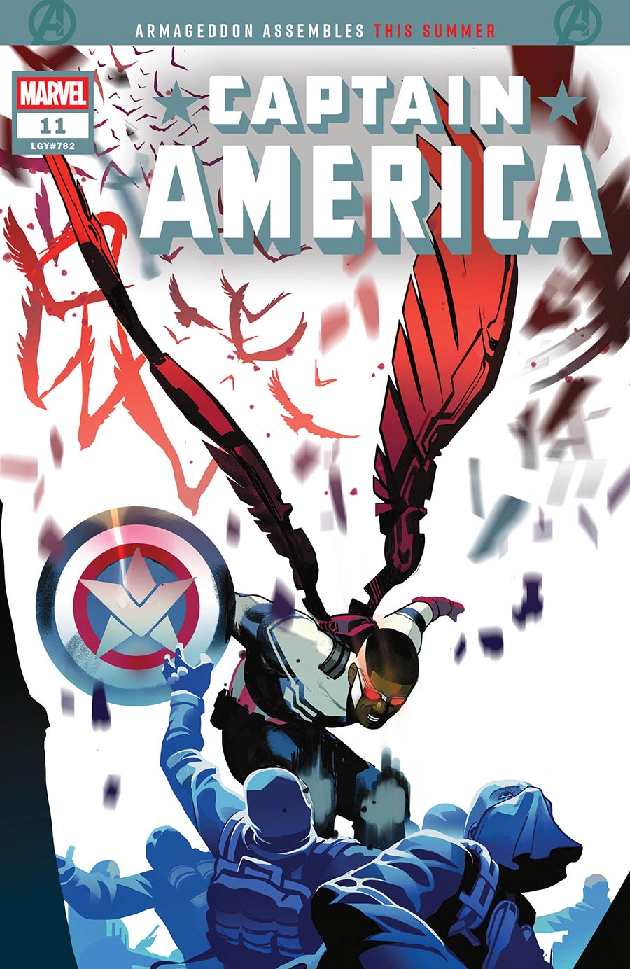 Captain America Vol 11 #11 Cover E Variant Baldemar Rivas Cover (Armageddon Prelude)