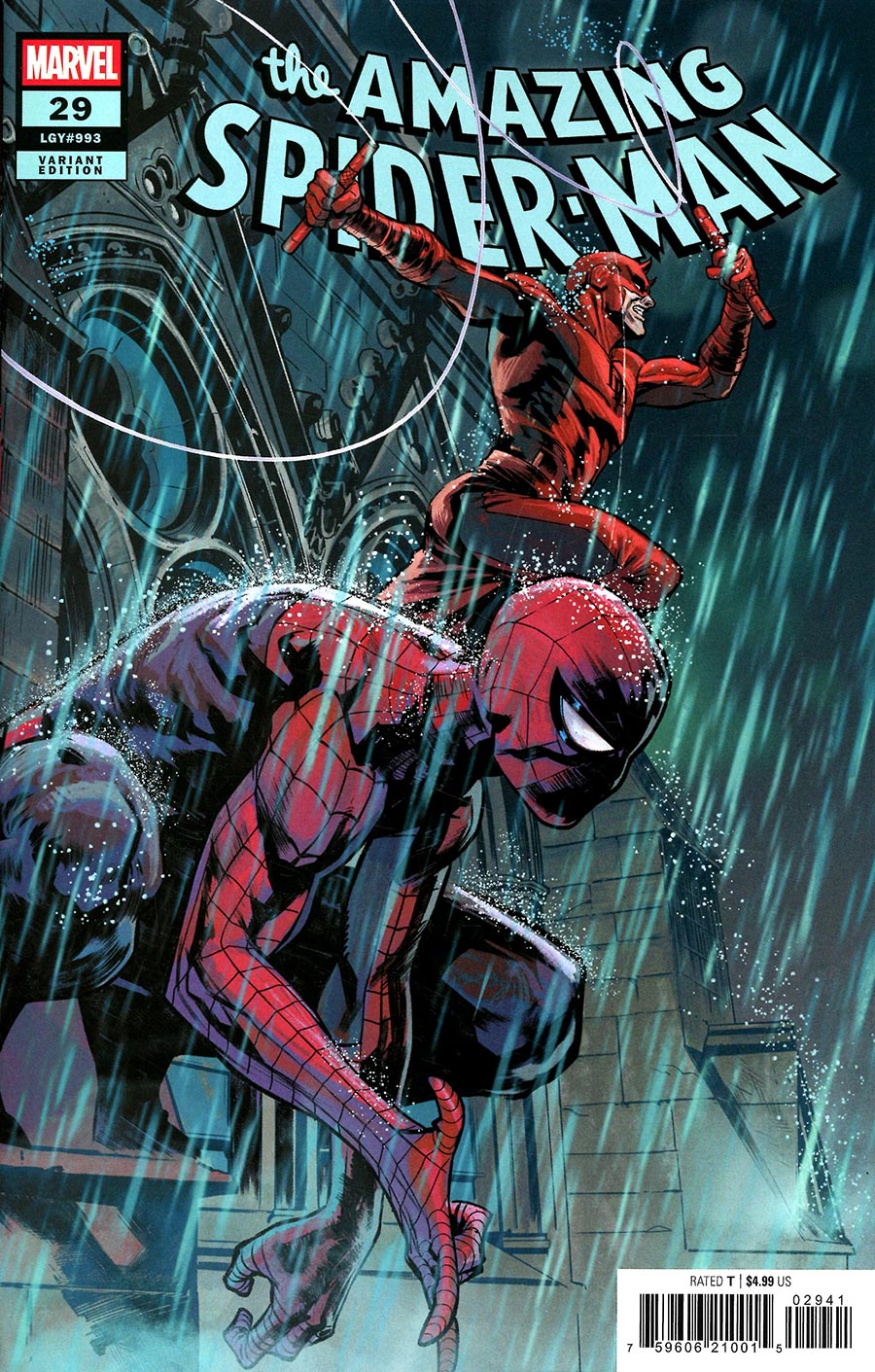 Amazing Spider-Man Vol 7 #29 Cover F Variant Francesco Manna Cover (#993)(Limit 1 Per Customer)