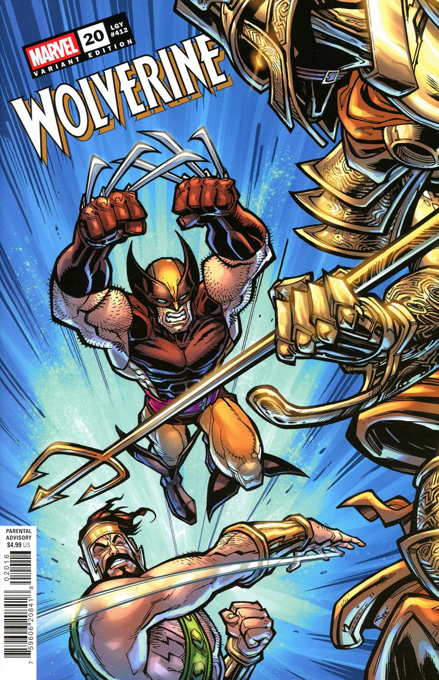 Wolverine Vol 8 #20 Cover G Incentive Chad Hardin Variant Cover