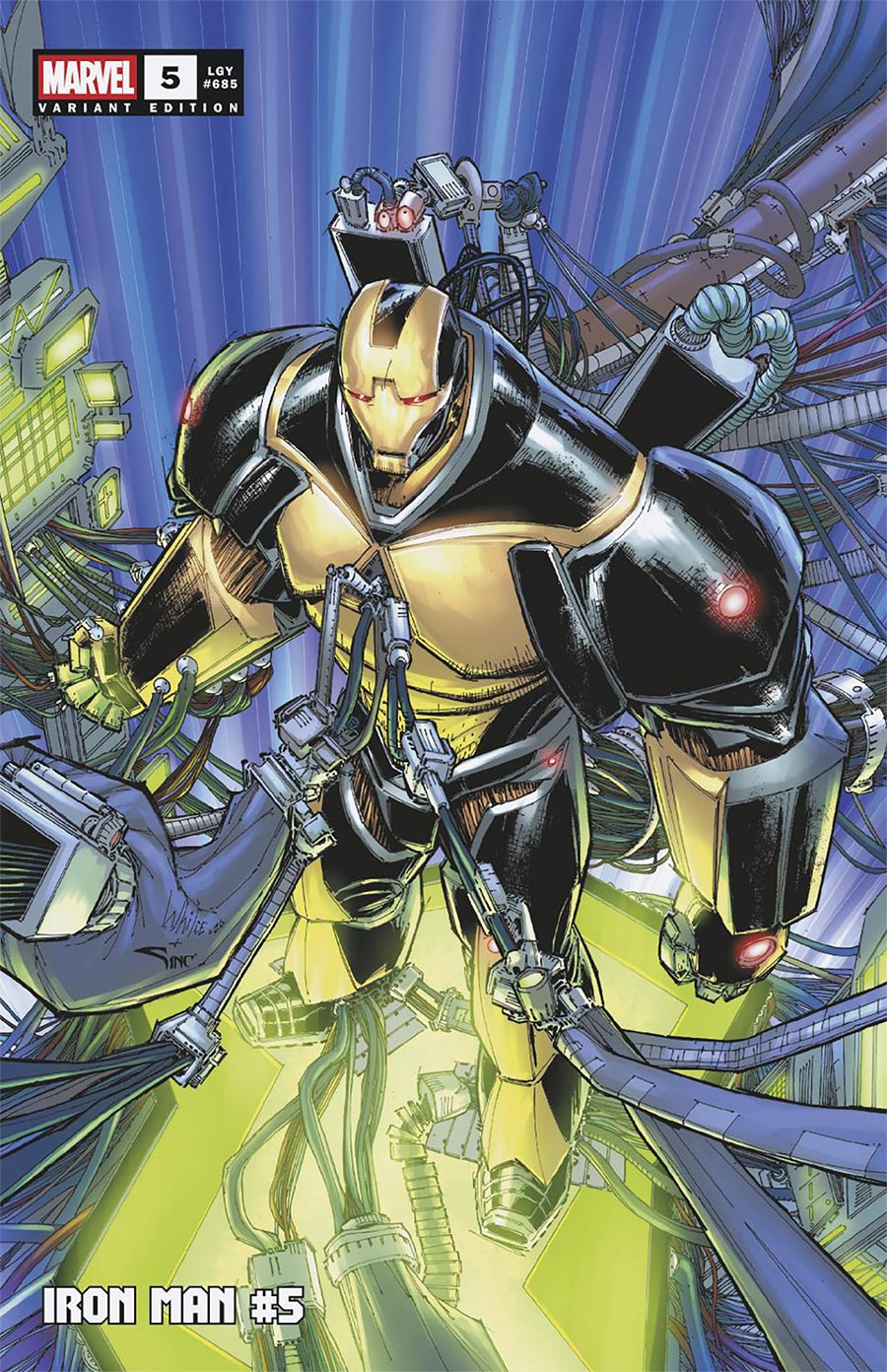 Iron Man Vol 8 #5 Cover E Variant Whilce Portacio Advanced Iron Man Cover