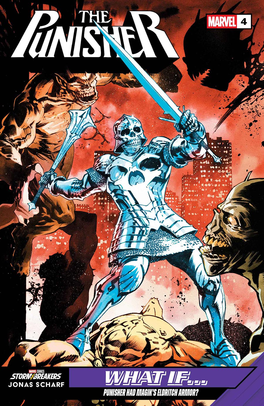 Punisher Vol 14 #4 Cover C Variant Jonas Scharf What If Cover