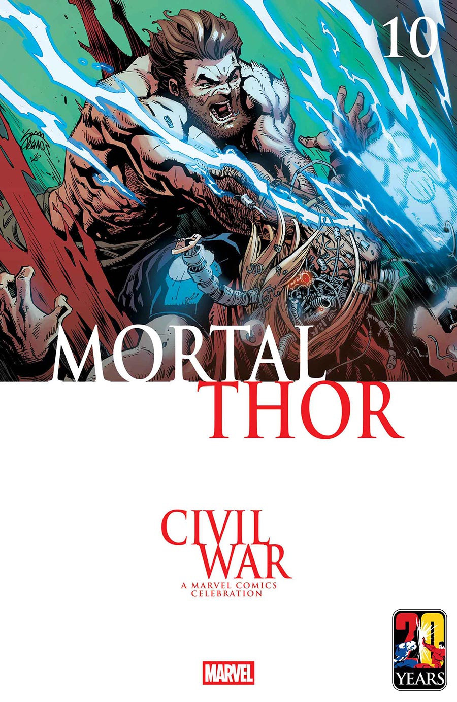 Mortal Thor #10 Cover B Variant Ryan Stegman Civil War Celebration Cover
